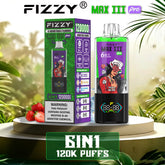 EU Warehouse FIZZY MAX III PRO 120K Puffs Disposable Vape Wholesale - GeliVape Wholesale