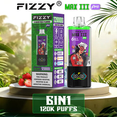EU Warehouse FIZZY MAX III PRO 120K Puffs Disposable Vape Wholesale - GeliVape Wholesale