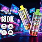 EU Warehouse WASPE Crystal 8 in 1 180K Puffs 68ml Disposable Vape Wholesale - GeliVape Wholesale