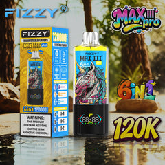 EU Warehouse FIZZY MAX III PRO 120K Puffs Disposable Vape Wholesale - GeliVape Wholesale