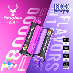 Stagbar 6 IN 1 180K Puffs Disposable Vape Wholesale - EU Warehouse | GeliVape - GeliVape Wholesale