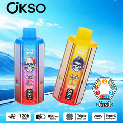 OKSO 6in1 120k Puffs Disposable Vape Wholesale - Bulk Buy | GeliVape - GeliVape Wholesale