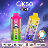 OKSO 6in1 120k Puffs Disposable Vape Wholesale - Bulk Buy | GeliVape - GeliVape Wholesale