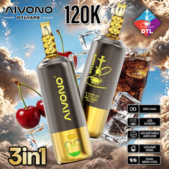 AIVONO DTL 3IN1 120K Puffs Wholesale - EU Warehouse | GeliVape - GeliVape Wholesale