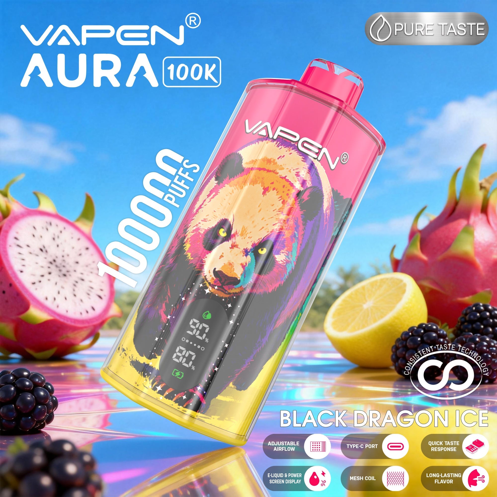EU Warehouse VAPEN AURA 100K Puffs Disposable Vape Wholesale - GeliVape Wholesale