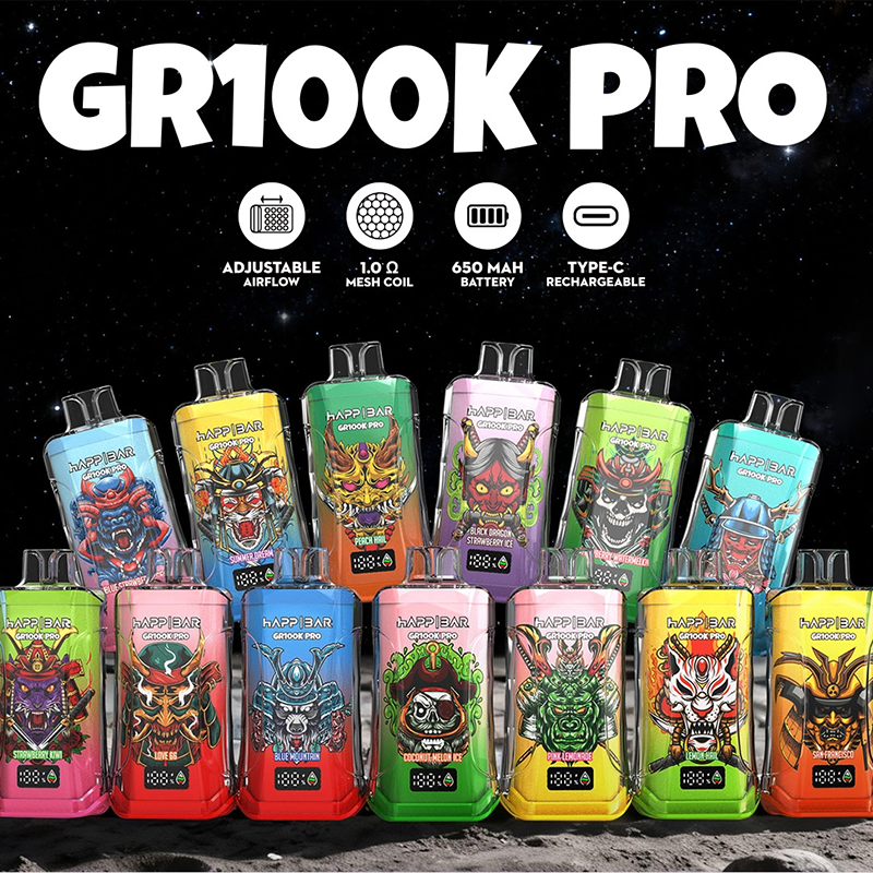 HAPP BAR GR PRO 100K Puffs Disposable Vape Wholesale - EU Warehouse | GeliVape - GeliVape Wholesale