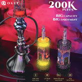 Wholesale OLIT HOOKALIT Mega 200K Puffs Hookah Vape - GeliVape Wholesale