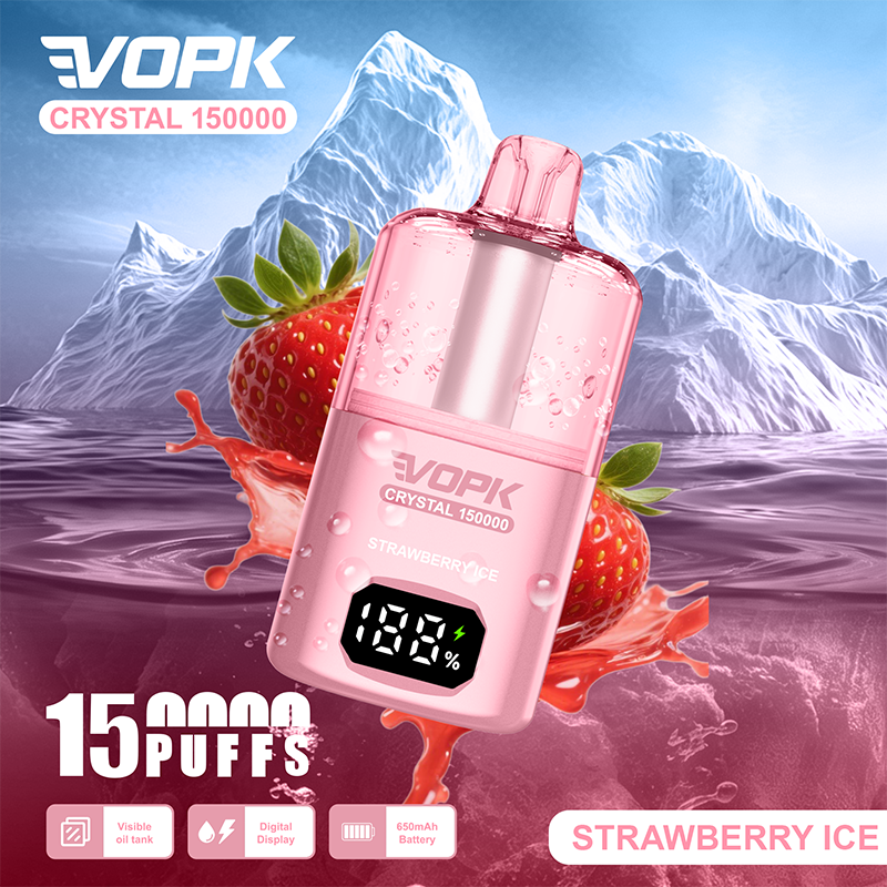 VOPK CRYSTAL 150K Puffs Wholesale - Transparent Vape | GeliVape - GeliVape Wholesale