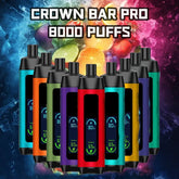 Al Fakher Crown Bar PRO 8000 Puffs Disposable Vape Wholesale - GeliVape Wholesale