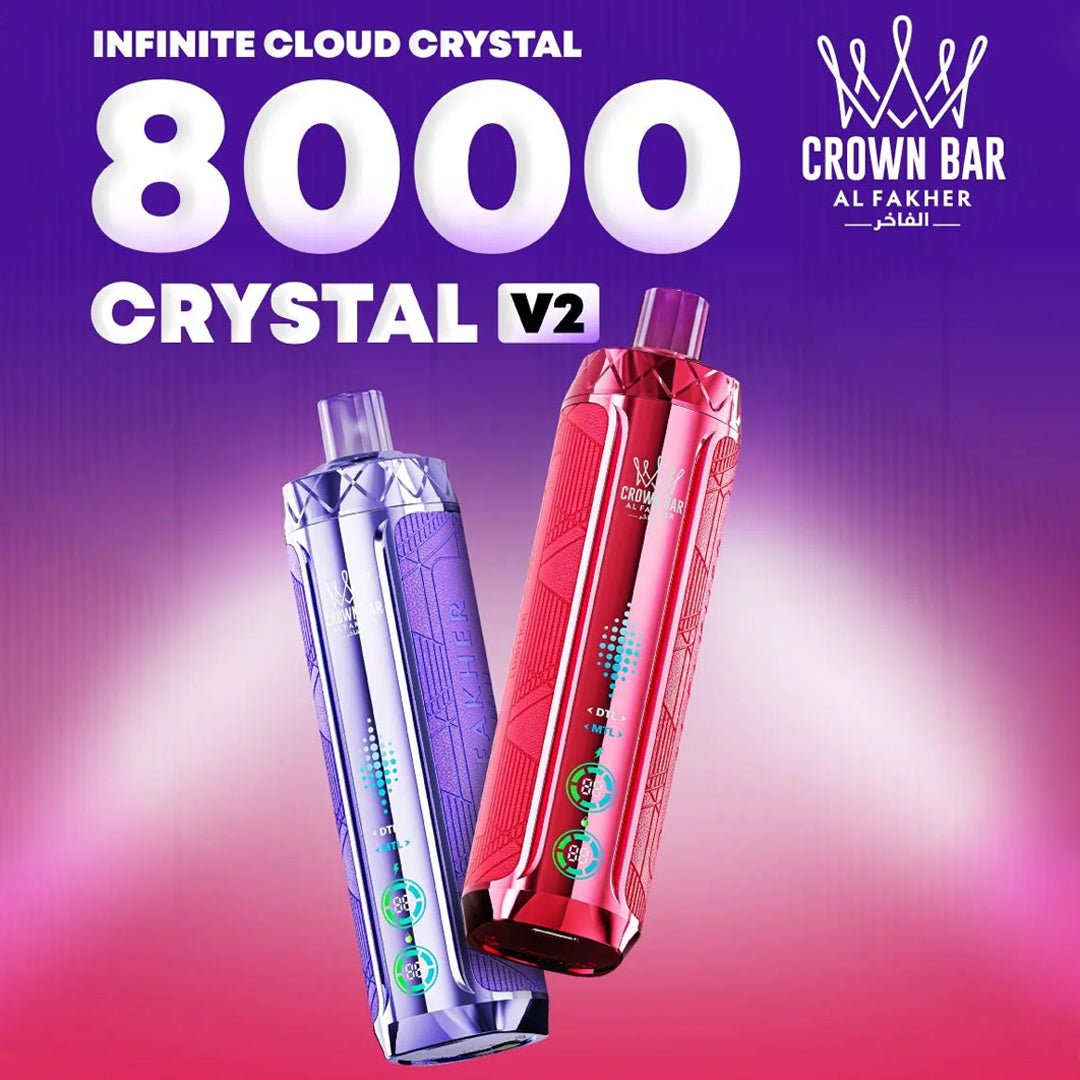Al Fakher CRYSTAL V2 8000 Puffs 18ml Original Disposable Vape Wholesale - GeliVape Wholesale