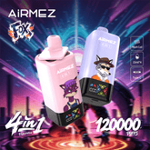 EU Warehouse Airmez FOX 4 IN 1 120k Puffs Disposable Vape Wholesale - GeliVape Wholesale