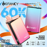 EU Warehouse HIFANCY TWIN MAX 60000 Puffs Disposable Vape Wholesale - GeliVape Wholesale