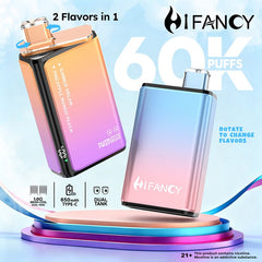 EU Warehouse HIFANCY TWIN MAX 60000 Puffs Disposable Vape Wholesale - GeliVape Wholesale