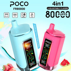 EU Warehouse POCO FR 4 in 1 80000 Puffs Disposable Vape Wholesale - GeliVape Wholesale
