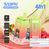 EU Warehouse VOPK FOUR FLAVORS 80000 Puffs Disposable Vape Wholesale - GeliVape Wholesale