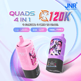 JNR Quads 4in1 120K Puffs 60ml Disposable Vape Wholesale - GeliVape Wholesale
