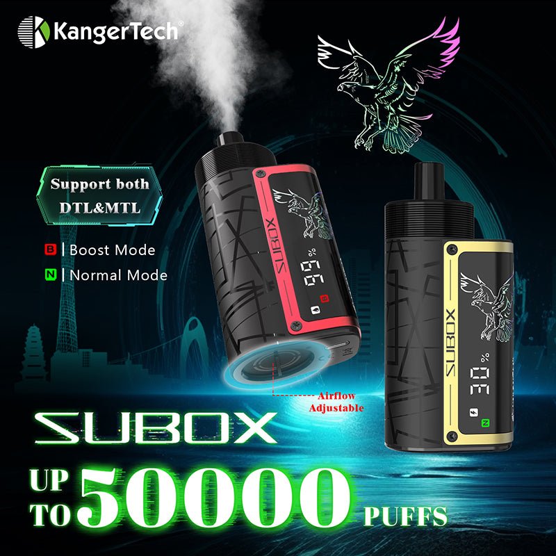 KangerTech SUBOX 50000 Puffs Disposable Vape Wholesale - Bulk Buy | GeliVape - GeliVape Wholesale