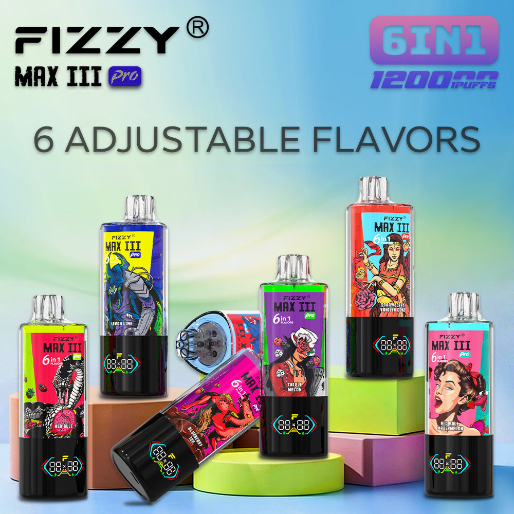 EU Warehouse FIZZY MAX III PRO 120K Puffs Disposable Vape Wholesale - GeliVape Wholesale