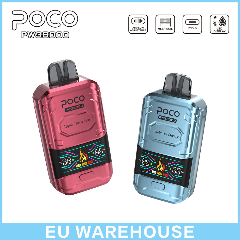 POCO PW 38000 Puffs Disposable Vape Wholesale - EU Warehouse | GeliVape - GeliVape Wholesale