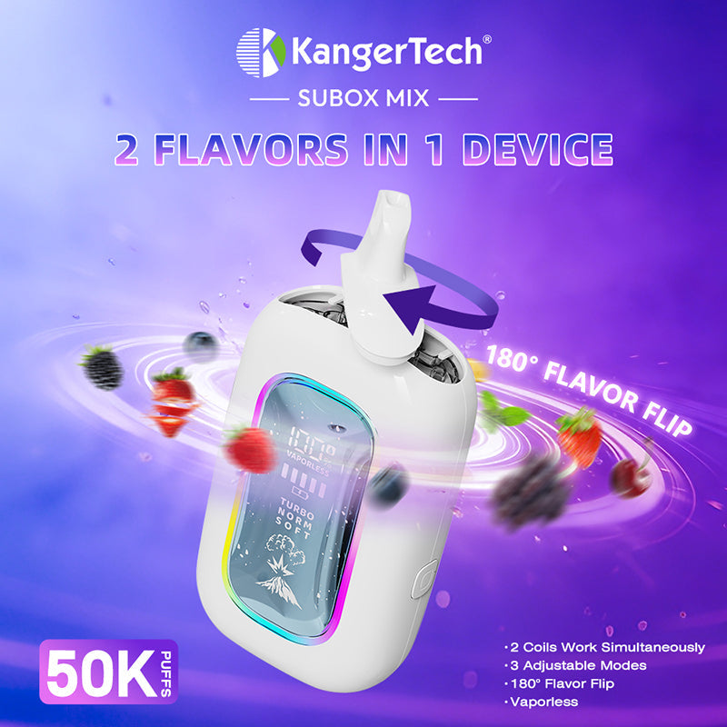 KangerTech SUBOX MIX 50000 Puffs Disposable Vape Wholesale - Bulk Buy | GeliVape - GeliVape Wholesale