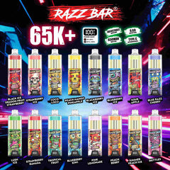 Razz Bar 65k+ Puffs Disposable Vape Wholesale - Bulk Buy | GeliVape - GeliVape Wholesale