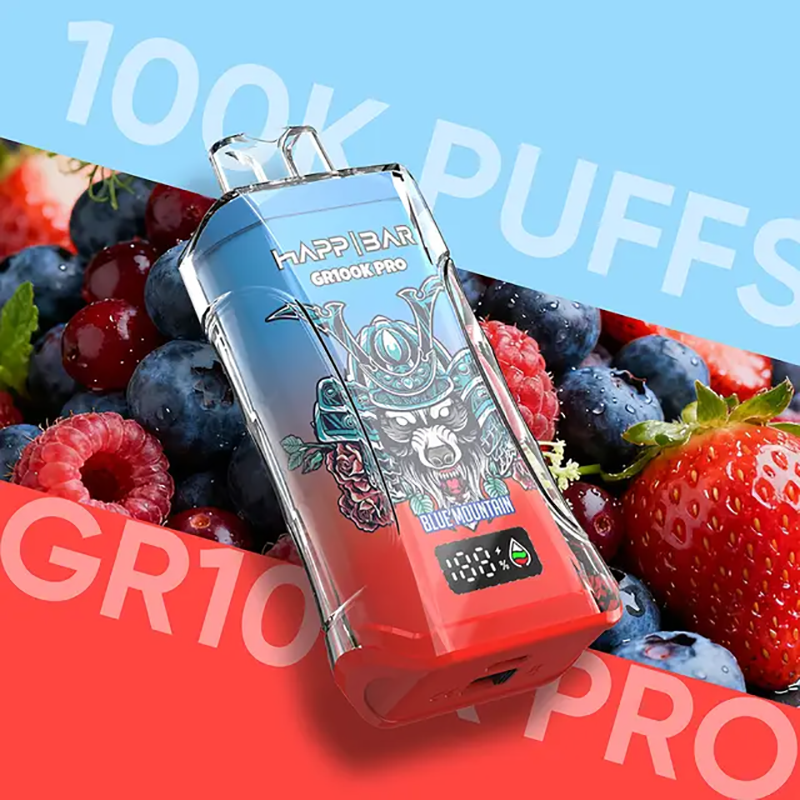 HAPP BAR GR PRO 100K Puffs Disposable Vape Wholesale - EU Warehouse | GeliVape - GeliVape Wholesale