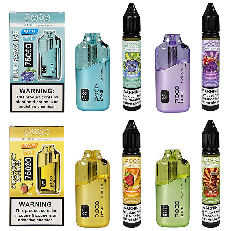 POCO Stone 75000 Puffs Disposable Vape Wholesale - EU Warehouse | GeliVape - GeliVape Wholesale