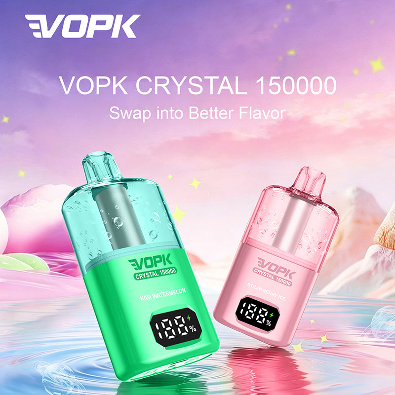 VOPK CRYSTAL 150K Puffs Wholesale - Transparent Vape | GeliVape - GeliVape Wholesale