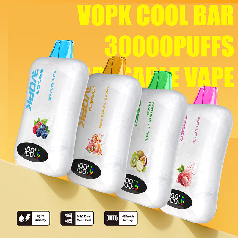 VOPK COOL BAR 30000 Puffs Disposable Vape Wholesale | GeliVape - GeliVape Wholesale