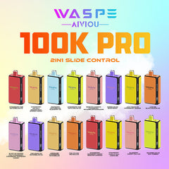 EU Warehouse Waspe Double Flavor PRO 100K Puffs Disposable Vape Wholesale - GeliVape Wholesale
