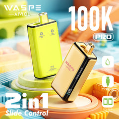 EU Warehouse Waspe Double Flavor PRO 100K Puffs Disposable Vape Wholesale - GeliVape Wholesale