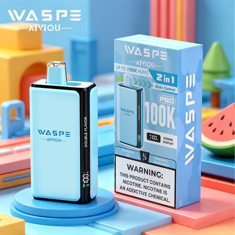 EU Warehouse Waspe Double Flavor PRO 100K Puffs Disposable Vape Wholesale - GeliVape Wholesale