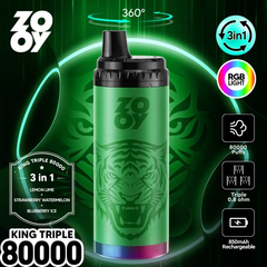 ZOOY King Triple 3in1 80000 Puffs Wholesale - EU Warehouse | GeliVape