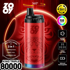 ZOOY King Triple 3in1 80000 Puffs Wholesale - EU Warehouse | GeliVape