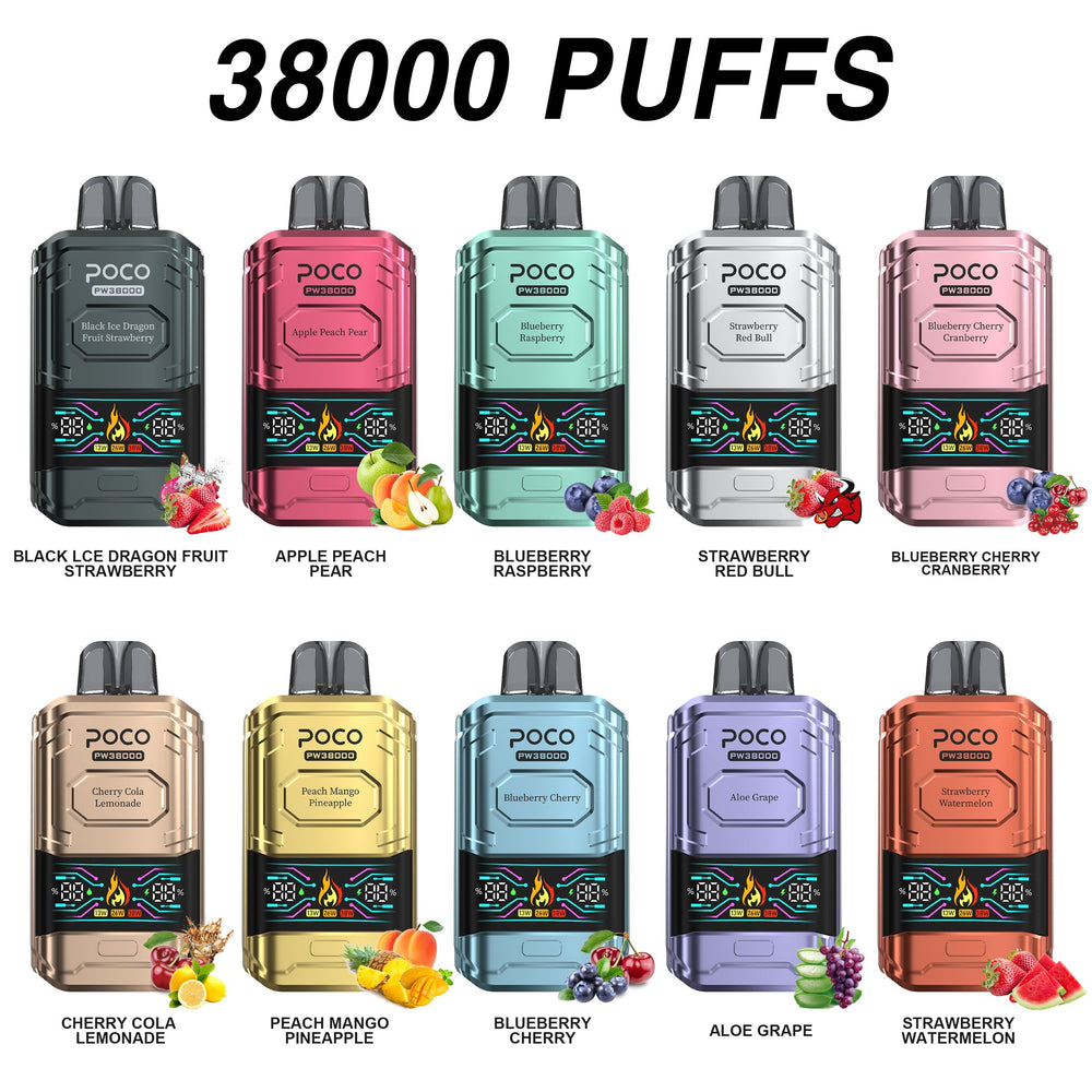 POCO PW 38000 Puffs Disposable Vape Wholesale - EU Warehouse | GeliVape - GeliVape Wholesale