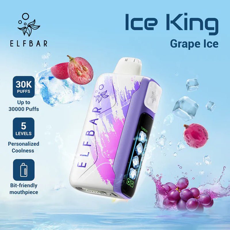EU Warehouse ELF BAR Ice King 30000 Puffs Disposable Vape Wholesale - GeliVape Wholesale