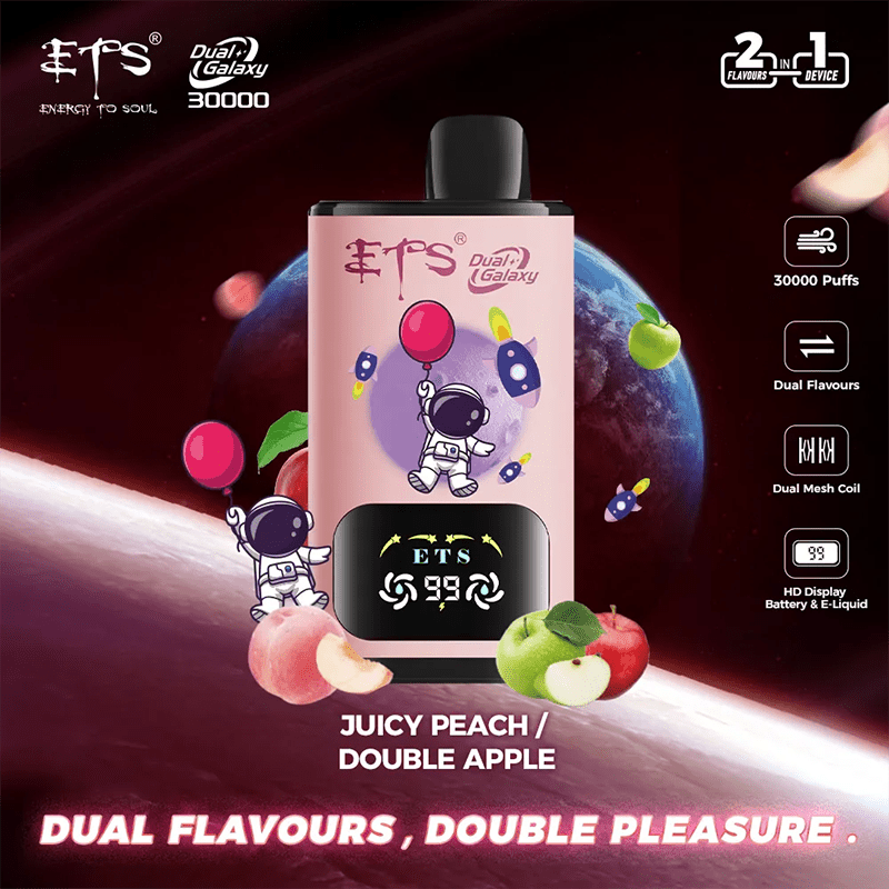EU Warehouse ETS Dual Galaxy 30000 Puffs Disposable Vape Wholesale - GeliVape Wholesale