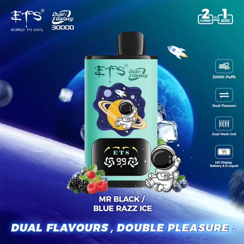 EU Warehouse ETS Dual Galaxy 30000 Puffs Disposable Vape Wholesale - GeliVape Wholesale
