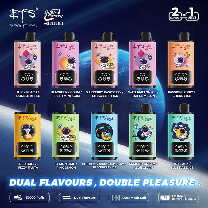 EU Warehouse ETS Dual Galaxy 30000 Puffs Disposable Vape Wholesale - GeliVape Wholesale