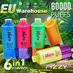 EU Warehouse FIZZY 6IN1 60000 Puffs Disposable Vape Wholesale - GeliVape Wholesale
