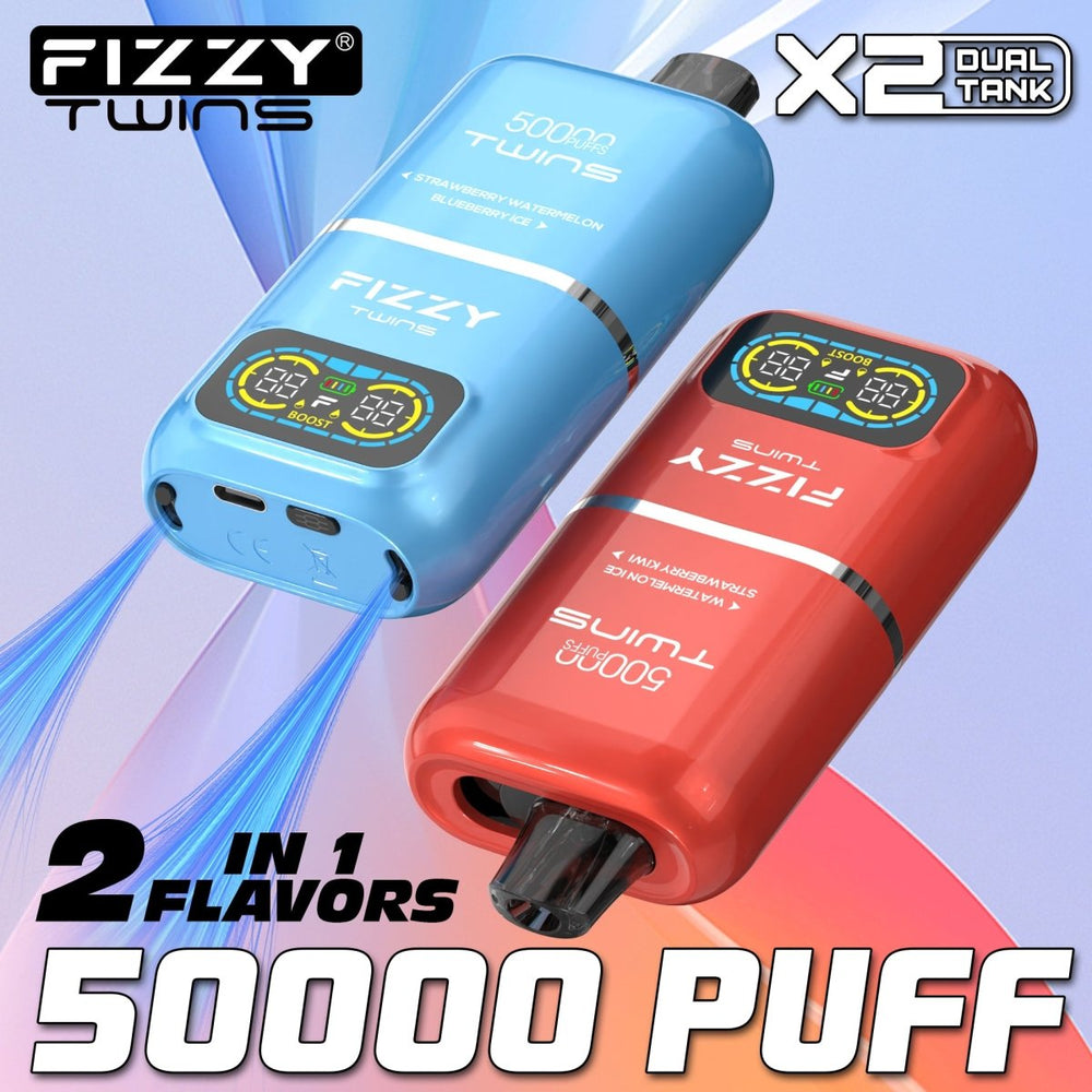 EU Warehouse FIZZY TWINS 50000 Puffs Disposable Vape Wholesale - GeliVape Wholesale