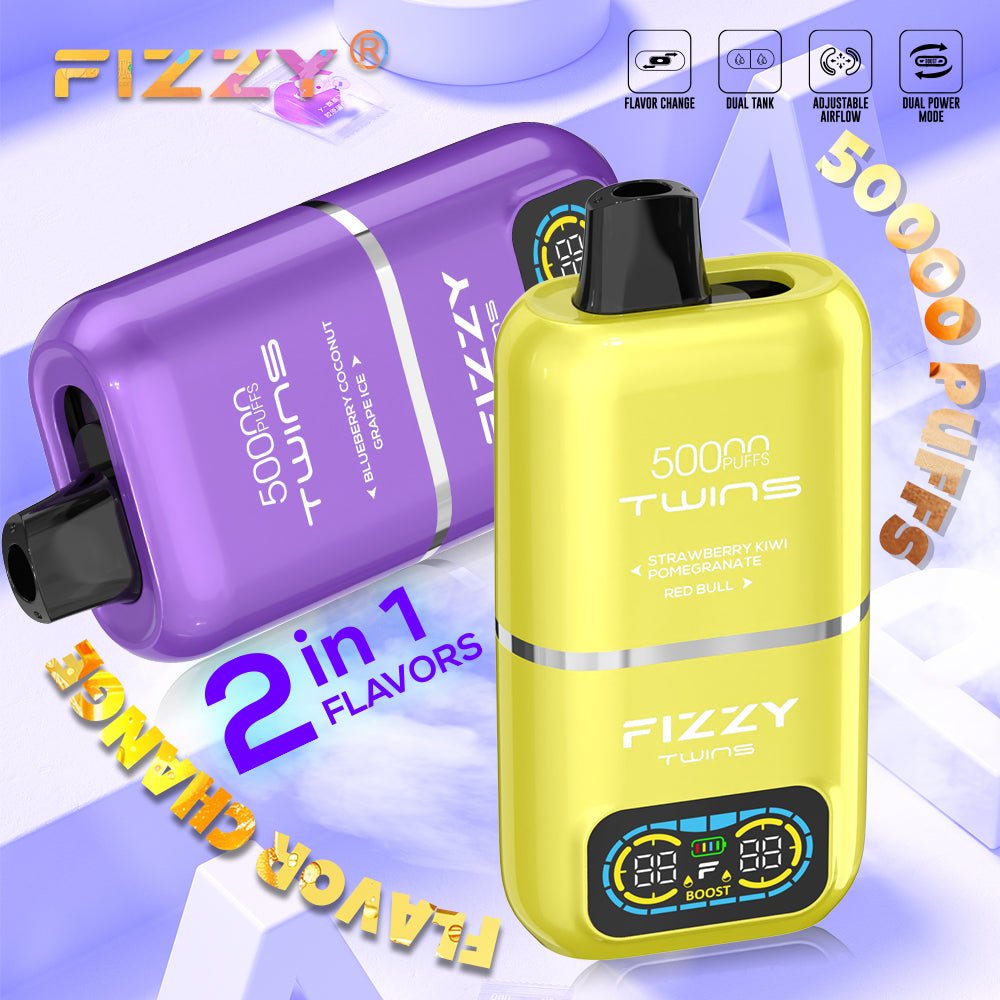 EU Warehouse FIZZY TWINS 50000 Puffs Disposable Vape Wholesale - GeliVape Wholesale