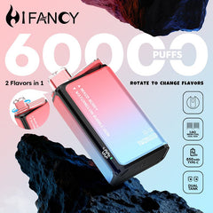 EU Warehouse HIFANCY TWIN MAX 60000 Puffs Disposable Vape Wholesale - GeliVape Wholesale