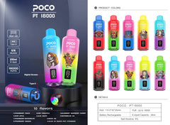 POCO PT 18000 Puffs Disposable Vape Wholesale - EU Warehouse | GeliVape - GeliVape Wholesale