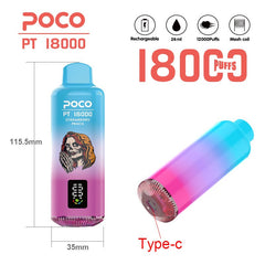 POCO PT 18000 Puffs Disposable Vape Wholesale - EU Warehouse | GeliVape - GeliVape Wholesale