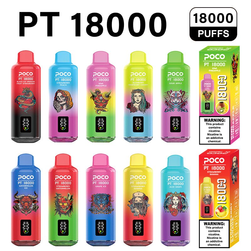 POCO PT 18000 Puffs Disposable Vape Wholesale - EU Warehouse | GeliVape - GeliVape Wholesale