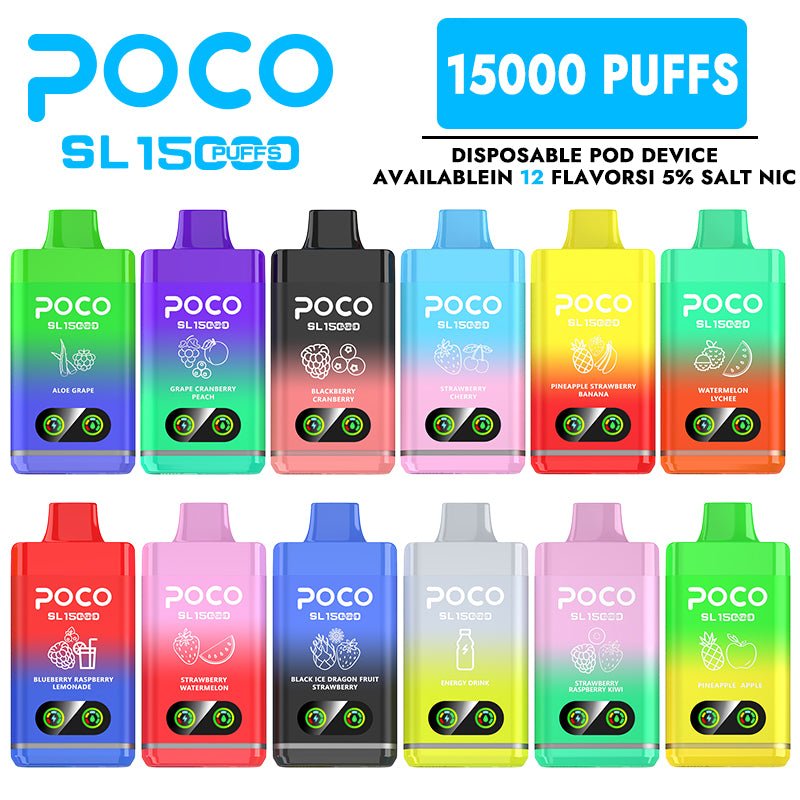 POCO SL 15000 Puffs Disposable Vape Wholesale - EU Warehouse | GeliVape - GeliVape Wholesale