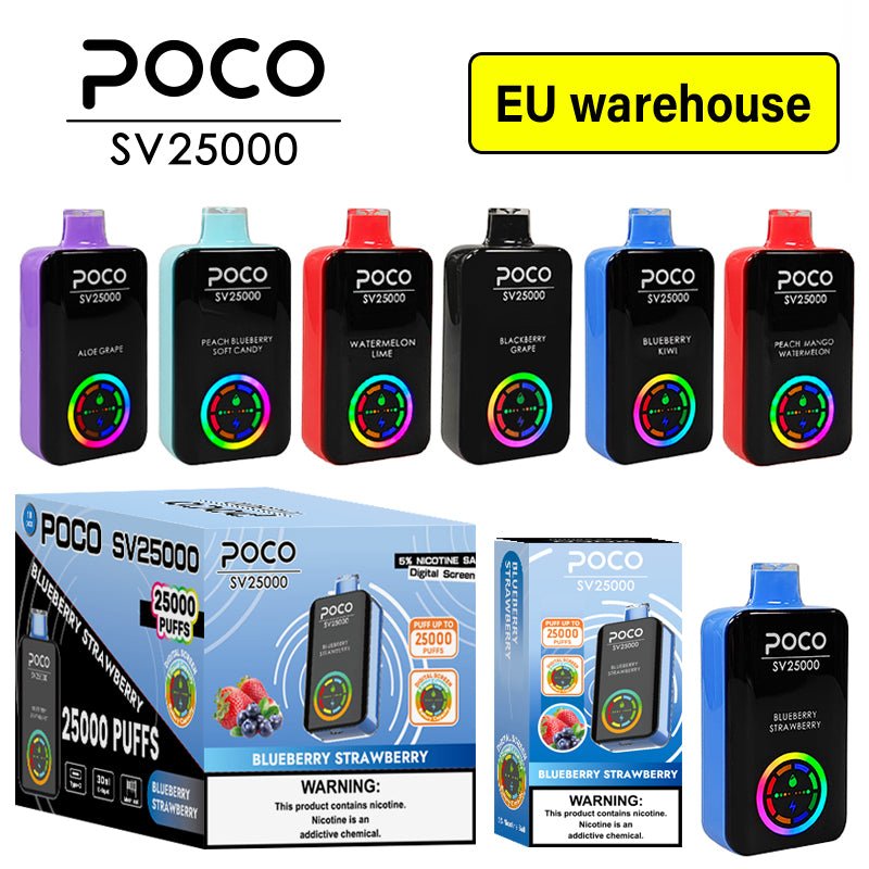 POCO SV 25000 Puffs Disposable Vape Wholesale - EU Warehouse | GeliVape - GeliVape Wholesale