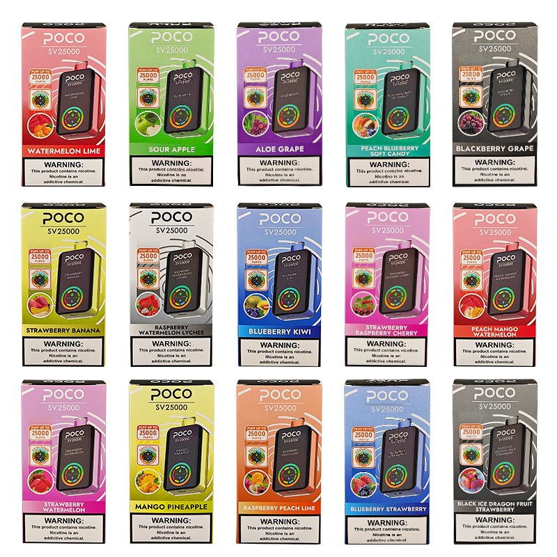 POCO SV 25000 Puffs Disposable Vape Wholesale - EU Warehouse | GeliVape - GeliVape Wholesale