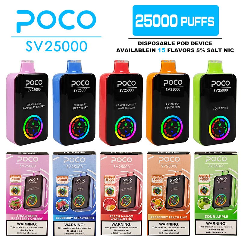 POCO SV 25000 Puffs Disposable Vape Wholesale - EU Warehouse | GeliVape - GeliVape Wholesale